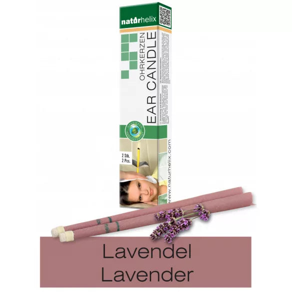 Naturhelix ear candles with lavender oil 2pcs pack