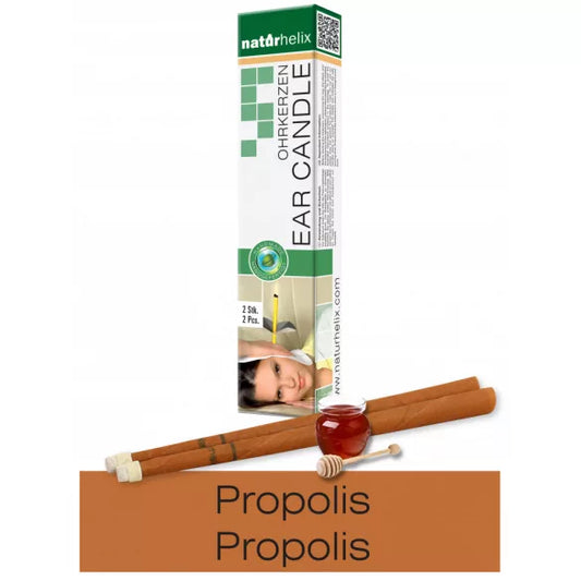 Naturhelix ear candles with propolis tincture 2pcs pack