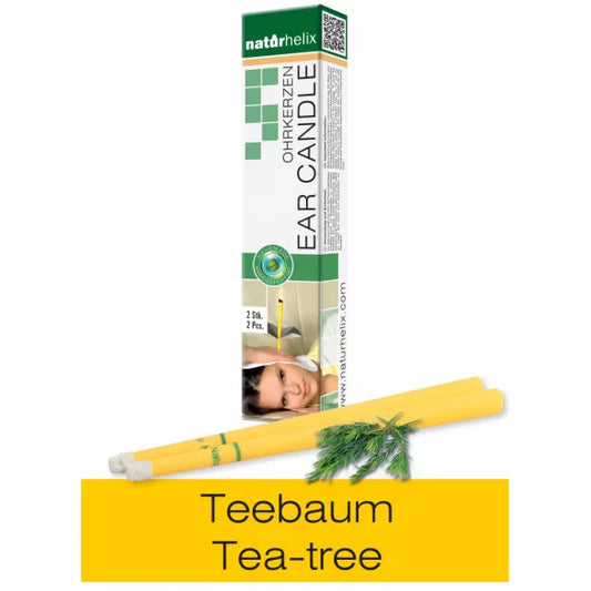 Naturhelix ear candles with tea tree oil 2pcs pack