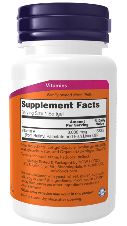 Vitamin A 10,000 Softgels