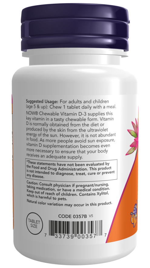 Vitamin D-3 1000 IU Chewables