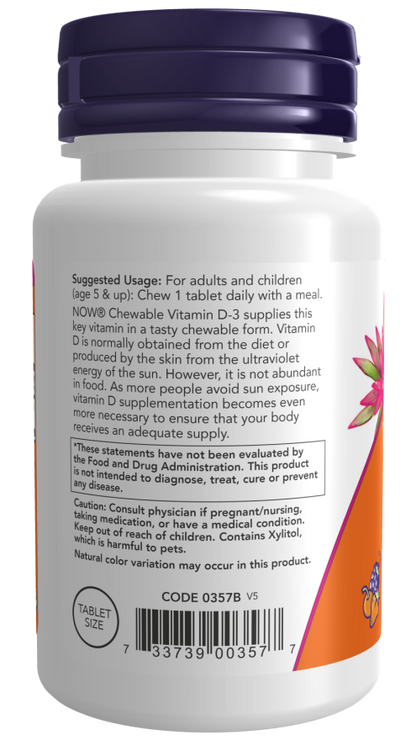 Vitamin D-3 1000 IU Chewables