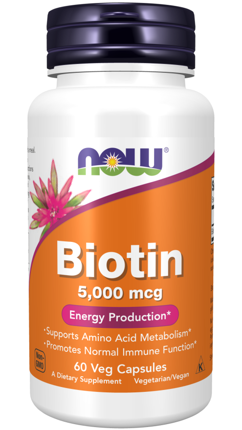 Biotin 5,000 mcg Veg Capsules