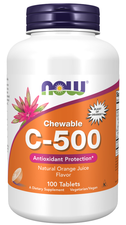 Vitamin C-500 Orange Chewable Tablets