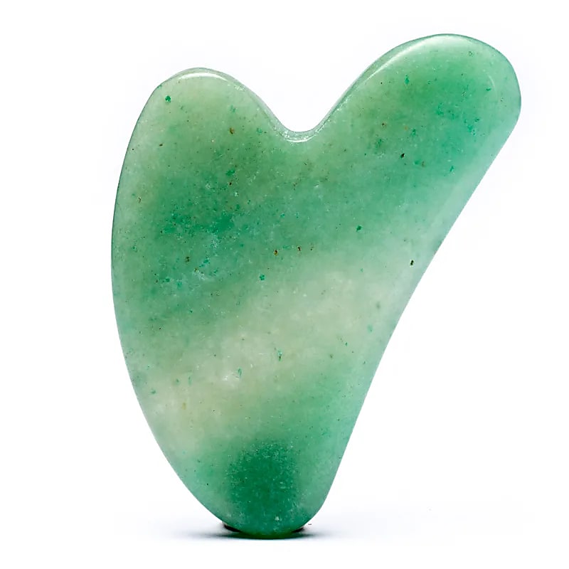 Green aventurine gua sha massage stone