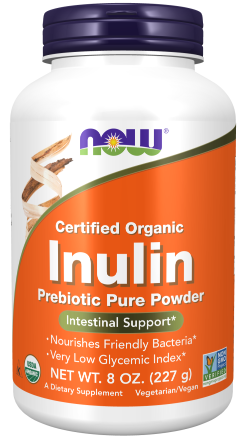 Inulin Prebiotic Pure Powder, Organic (227g)