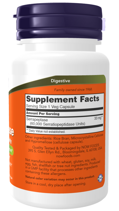 Serrapeptase Veg Capsules