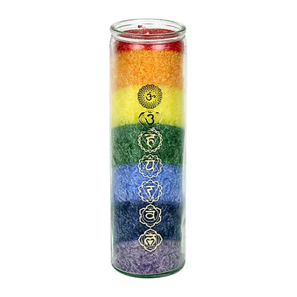 Chakra candle 7 Chakras with essential oils