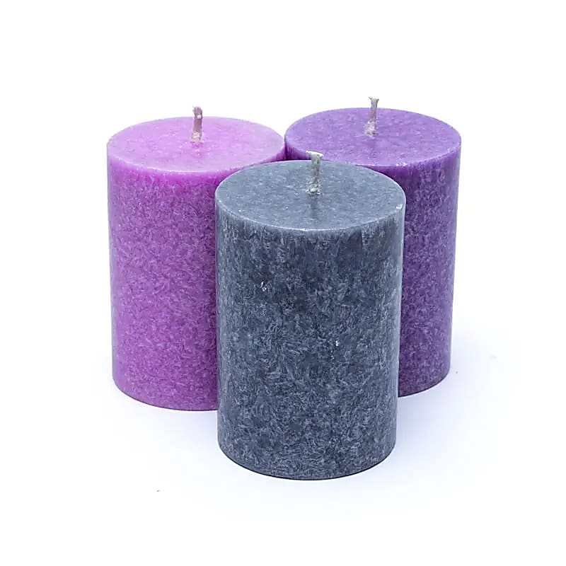 Candles Stearin 3 x MINDFULNESS