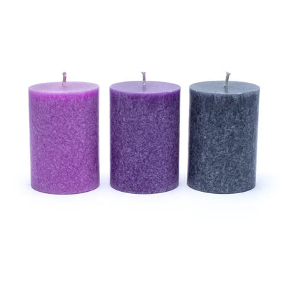 Candles Stearin 3 x MINDFULNESS