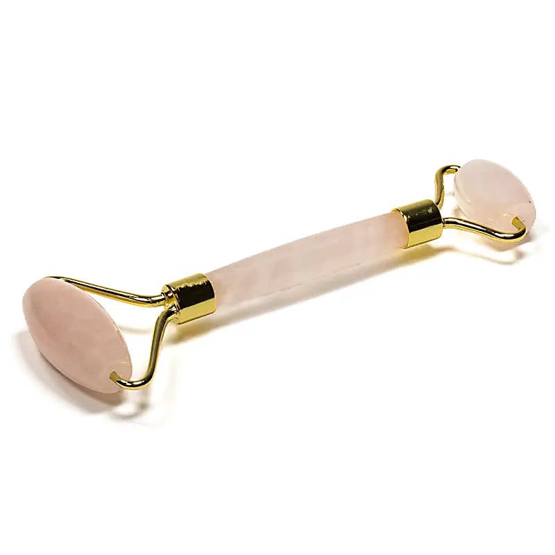 Rose quartz massage roller