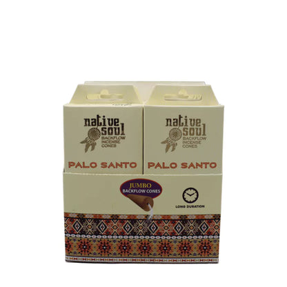 Native Soul Jumbo Backflow Cones Palo Santo