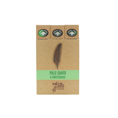 Smudge Incense Native Soul Palo Santo & Sweet Grass 15 gram