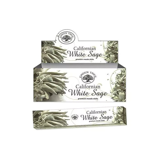 Green Tree Californian White Sage Natural Incense 15 grams